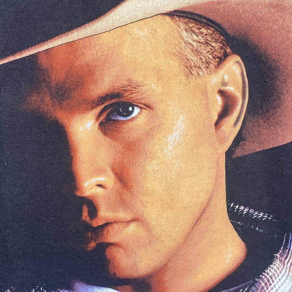 Hanes Garth Brooks Fresh Horses T Shirt Mens Lg Black Vintage 1996 Tour Graphic - Picture 3 of 10